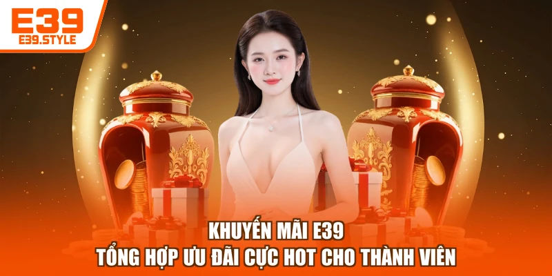 Khuyến mãi E39 - Tổng Hợp Ưu Đãi Cực Hot Cho Thành Viên